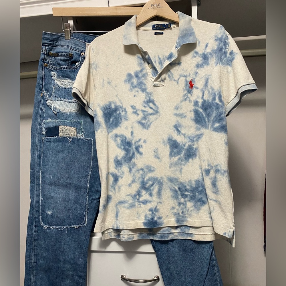 Polo Ralph Lauren - Tye Dye Polo Shirt in size M